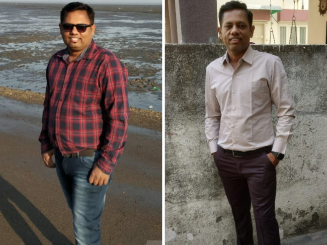 Niraj, the Gujarati businessman, who successfully lost 23 kgs.