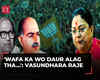 'Wafa Ka Wo Daur Alag Tha…': BJP's 'sidelined' leader Vasundhara Raje takes indirect political dig