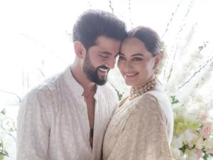 Sonakshi Sinha & Zaheer Iqbal are now married! Couple look radiant in white, share their seven-year love story
