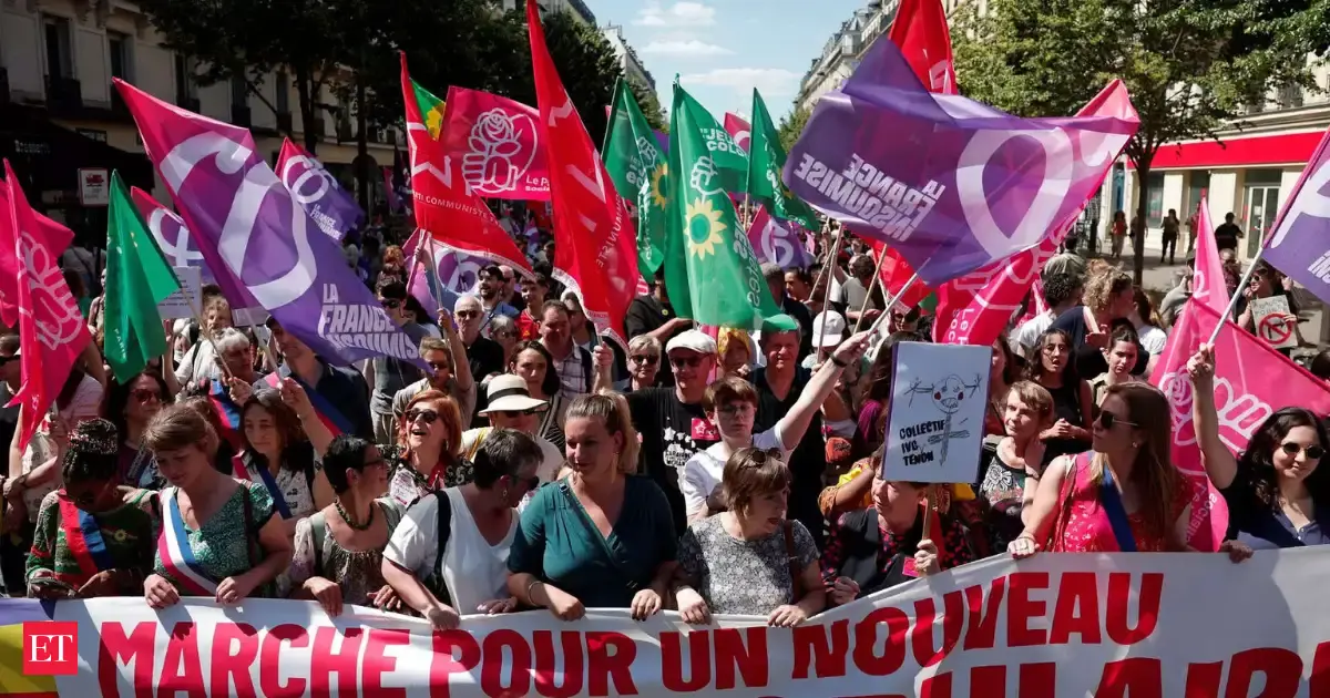 Thousands of women march in France against far right - The Economic Times