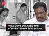 Pro-tem Speaker appointment row: 'NDA govt insulting opposition', says Congress Lok Sabha MP K Suresh