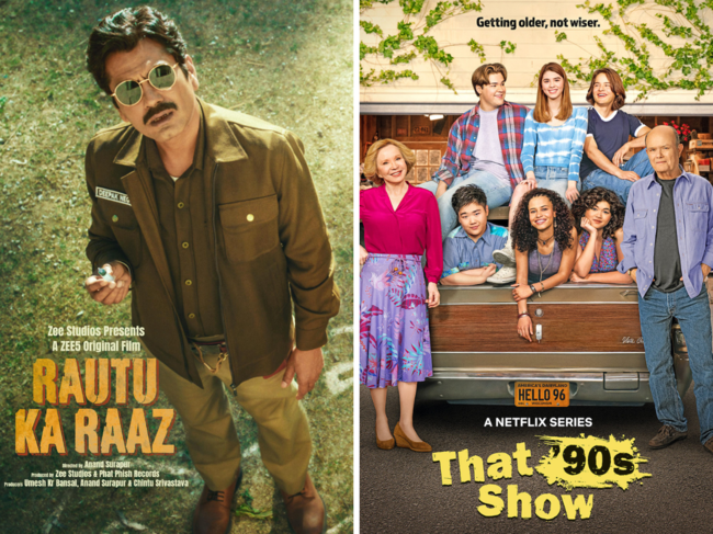 'Rautu Ka Raaz' and 'That '90s Show Part 2' posters