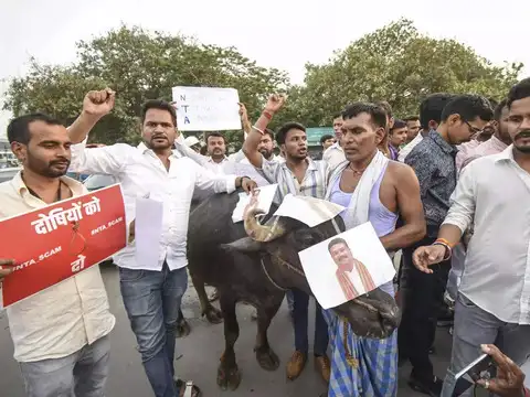 ​Yuva Shakti protest in Patna​