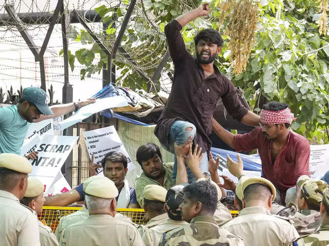 ?Student protest in New Delhi?