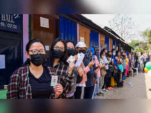 Voting underway for historic civic body polls in Nagaland