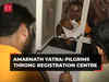 Amarnath Yatra: Offline registration begins; Pilgrims throng registration centre in Jammu