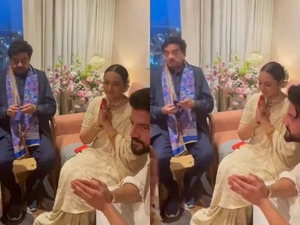 Sonakshi Sinha’s dad Shatrughan Sinha performs Hindu rituals at wedding with Zaheer Iqbal, video goes viral
