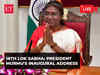 President Droupadi Murmu addresses joint session of Parliament | Live