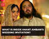 Anant Ambani-Radhika Merchant wedding invitation: What is inside it, check here