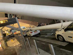 Roof collapses at Terminal 1 of Delhi Airport:Image