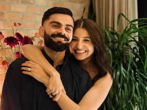 Anushka Sharma advises her ‘home’ Virat Kohli to have a ‘glass of sparkling water’ after India’s vic:Image