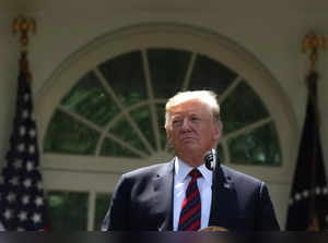S. President Donald Trump speaks about immigration reform in the Rose Garden of the White House on May 16, 2019 in Washington, DC. President Trump’s new immigration proposal will be a “merit-based system” that prioritizes high-skilled workers over those with family already in the country and does not address young undocumented immigrants that are part of the Deferred Action for Childhood Arrivals (DACA) program.