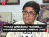 'It is like wholesale training…', Kiran Bedi reacts to implementation of three new criminal laws