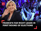 France elections: Le Pen leads in early polls, far-right wins first round; left group protests erupt