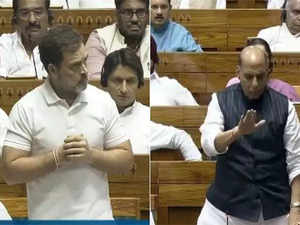 Rahul Gandhi targets government over Agniveer scheme, Rajnath says Congress leader misleading Lok Sabha