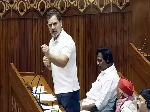 Who controls Lok Sabha mics?