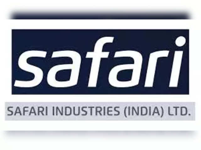 ​Buy Safari Industries | Buying range: Rs 2,165-2,167 | Stop loss: Rs 2,134 | Target: Rs 2,222