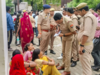 Hathras stampede: Large number of police personnel deployed outside religious preacher's ashram