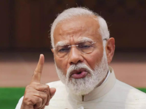 Prime Minister Narendra Modi addressed the Rajya Sabha on Wednesday during a discussion on the Motion of Thanks to the President's Address.