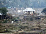 A village hit by flashfloods in Philippines