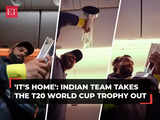 'It's home', BCCI tweets as Indian team gets the T20 World Cup trophy out