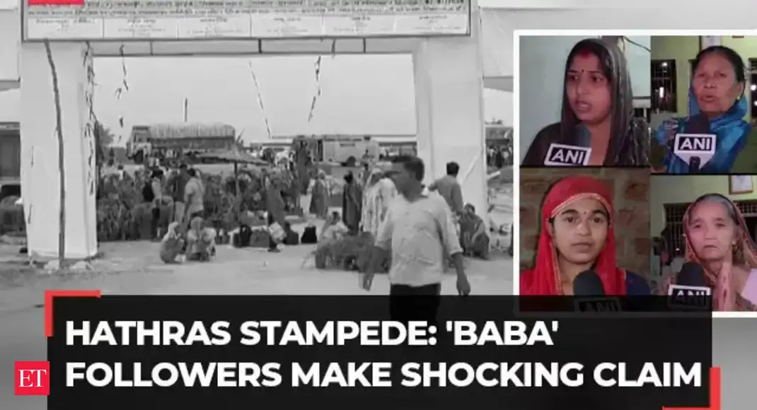 Hathras Mishap: 'He is divine…', 'Bhole Baba' followers make shocking claim; say 'stampede' was people’s fault - The Economic Times Video | ET Now
