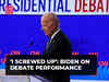 Joe Biden admits he "screwed up" his presidential debate against Donald Trump