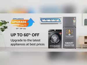 Amazon Sale 2024 Up to 60% off on AC, Fridge and Washing Machines in Appliance Upgrade Days