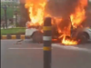 Car near Taj Palace Hotel in Delhi catches fire; video of incident emerges