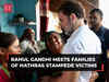 Hathras mishap: Rahul Gandhi meets families of victims of stampede, assures help