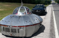 Is that a UFO? Oklahoma Patrol Officer stops bizarre vehicle