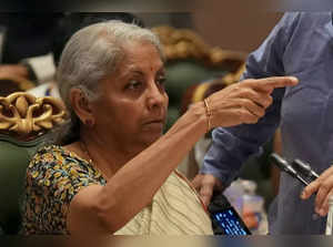 New Delhi: Union Finance Minister Nirmala Sitharaman during the pre-Budget meeti...