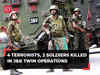 J&K: 4 terrorists, 2 soldiers killed in twin Kulgam encounters; operations underway