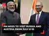 PM Modi to visit Russia, Austria; MEA shares highlights of India's partnership with both countries