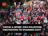 Gaza War: Pro-Palestinian protesters in London tell Starmer govt 'to grow spine'; Corbyn joins march