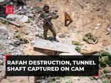 Gaza War: Israeli army takes journalists on Rafah visit; destruction, tunnel shaft captured on cam