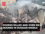 Ukraine war: Dozens killed and over 150 injured in Russian missile attacks on Kyiv