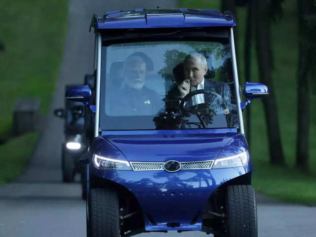 Putin takes PM Modi for a ride