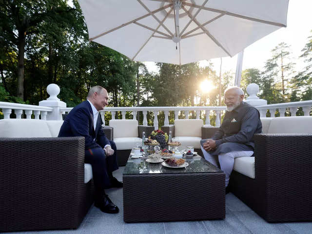 ​PM Modi meets President Putin​