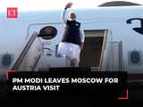 PM Modi emplanes from Moscow as he departs for Austria for second leg of his visit