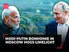 PM Modi-Putin bonhomie in Moscow hogs limelight, From warm hug to laughter and more, watch!