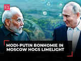 PM Modi-Putin bonhomie in Moscow hogs limelight, From warm hug to laughter and more, watch!