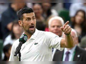 Novak Djokovic storms out of BBC interview amid Wimbledon 'disrespect':Image