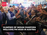 Watch: PM Modi receives warm welcome from the Indian diaspora in Austria