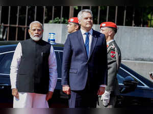Indian Prime Minister Narendra Modi visits Vienna