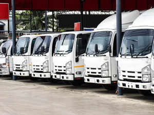 Commercial vehicle sales volume to fall 3-6 pc in FY25: Report:Image