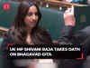 Watch: Indian-origin UK MP Shivani Raja takes oath on Bhagwat Gita after historic win