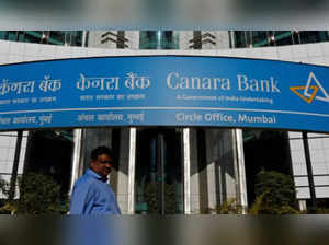 Canara Bank MD hands Rs 1,838 Cr cheque to Finance Minister Nirmala Sitharaman