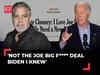 Hollywood goes after Biden: George Clooney says 'Democrats not going to win presidency with him...'