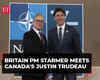 British PM Keir Starmer meets Canada's Justin Trudeau on the sidelines of NATO summit